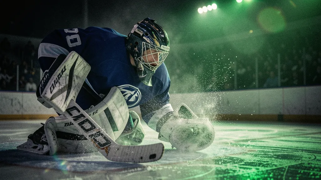 Layered ice texture and arena light used to visualize a range of possible thresholds